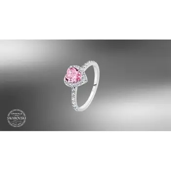 

Ring LOTUS LP2006-3/1 Silver & pink SWAROVSKI clear