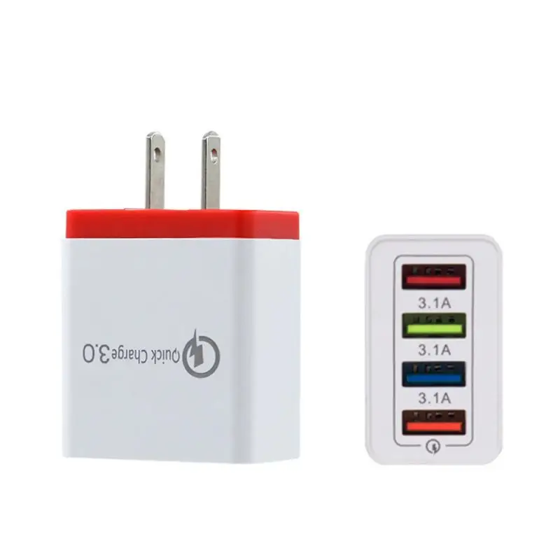 Зарядное устройство для быстрой зарядки с 4usb портами 5 В 3 А|Зарядные устройства| |