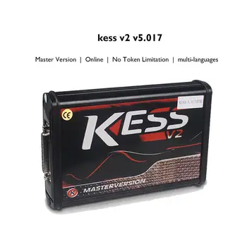 

KESS V2 V2.53 V5.017 EU Red ECM Titanium KTAG V2.25 V7.020 4 LED Online Master Version BDM Frame ECU OBD2 car/truck Programmer