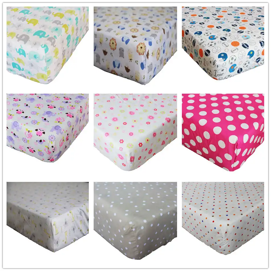 Drap De Berceau Imprime De Dessin Anime 100 Coton Biologique Drap Housse Pour Lit De Bebe Pour Garcon Et Fille Bon Marche Et De Haute Qualite 28 52 Pouces Aliexpress