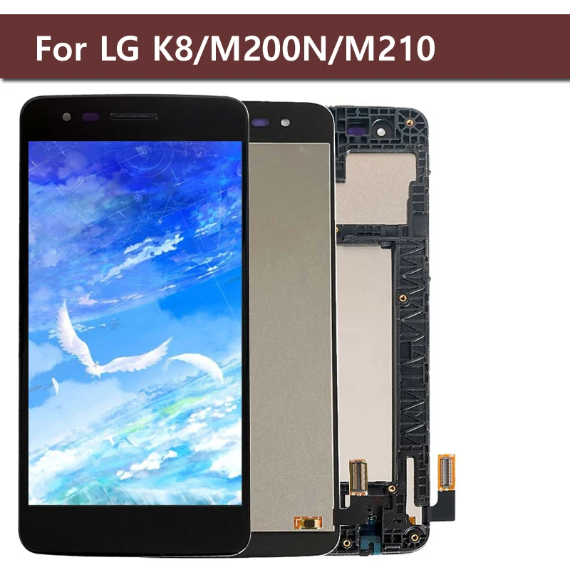 Luoshan LCD-Bildschirm Und Digitizer Full Assembly Mit Rahmen For