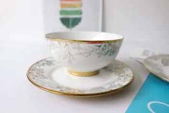 

Nordic Simple Ceramic Coffee Cup Luxury Creative Afternoon Travel Tea Cups Office Coffee Reusable Cup And Saucer Set BA60BYD