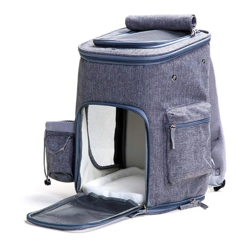 Дорожная сумка для переноски кошек на открытом воздухе, корзина для собак, Воздухопроницаемый рюкзак для собак, кошек, щенков, сумка на плечо для маленьких собак, домашних животных