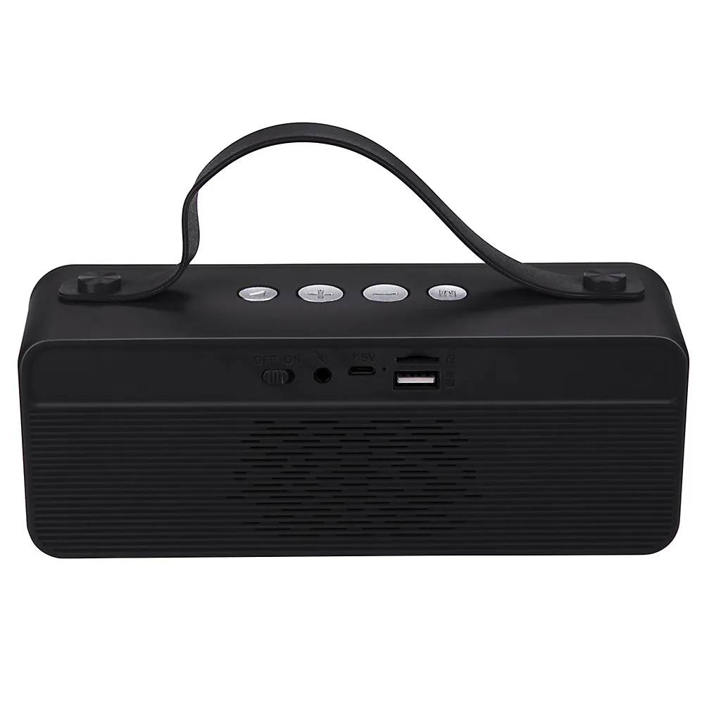 Hifi портативный беспроводной Bluetooth динамик стерео сабвуфер портативный сабвуфер для компьютера samsung телефон Поддержка Tf карта чтения