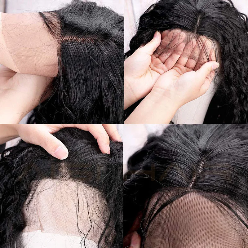 Листы нержавеющей стали холодного проката AISI волос Черный Длинные вьющиеся синтетические парики с детскими волосами для Для женщин 13x4 распущенные волосы синтетический Синтетические волосы на кружеве парики Термостойкое волокно