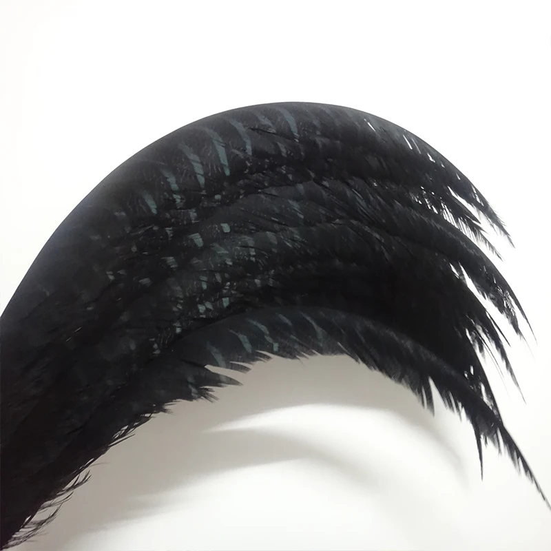 EMS.. 50 шт./лот. Цветные перья фазана. Перья фазана. 80-90 см. 30-35 дюймов - Цвет: black