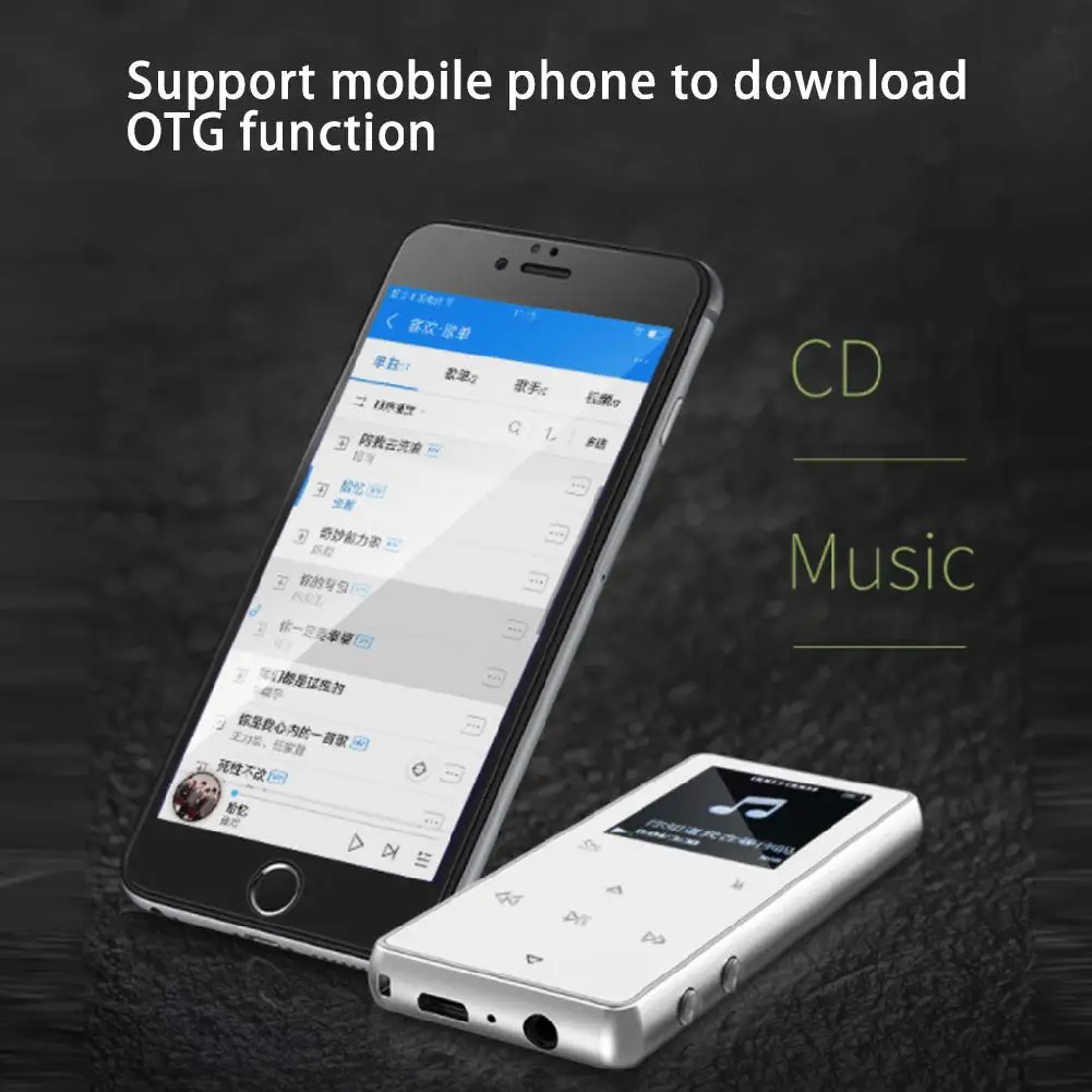 Acekool K1 1,8 дюймовый MP3-плеер 8G 16G 32G HIFI со встроенным динамиком и функцией записи шума электронная книга с поддержкой расширенной памяти 128G Bluetooth r20