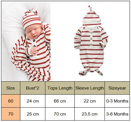 Emmababy; комплект из 2 предметов для новорожденных; хлопковый Пеленальный спальный мешок; одеяло; шапка