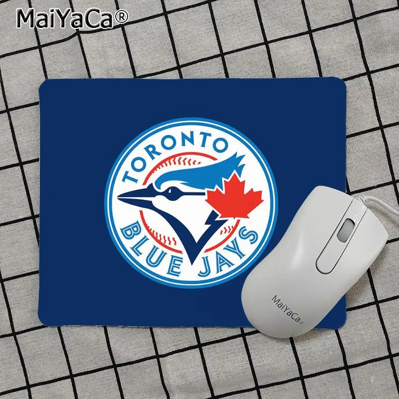 Maiya высокое качество Toronto Blue Jays противоскользящие прочные силиконовые компьютерные коврики Лидер продаж подставка под руку мышь