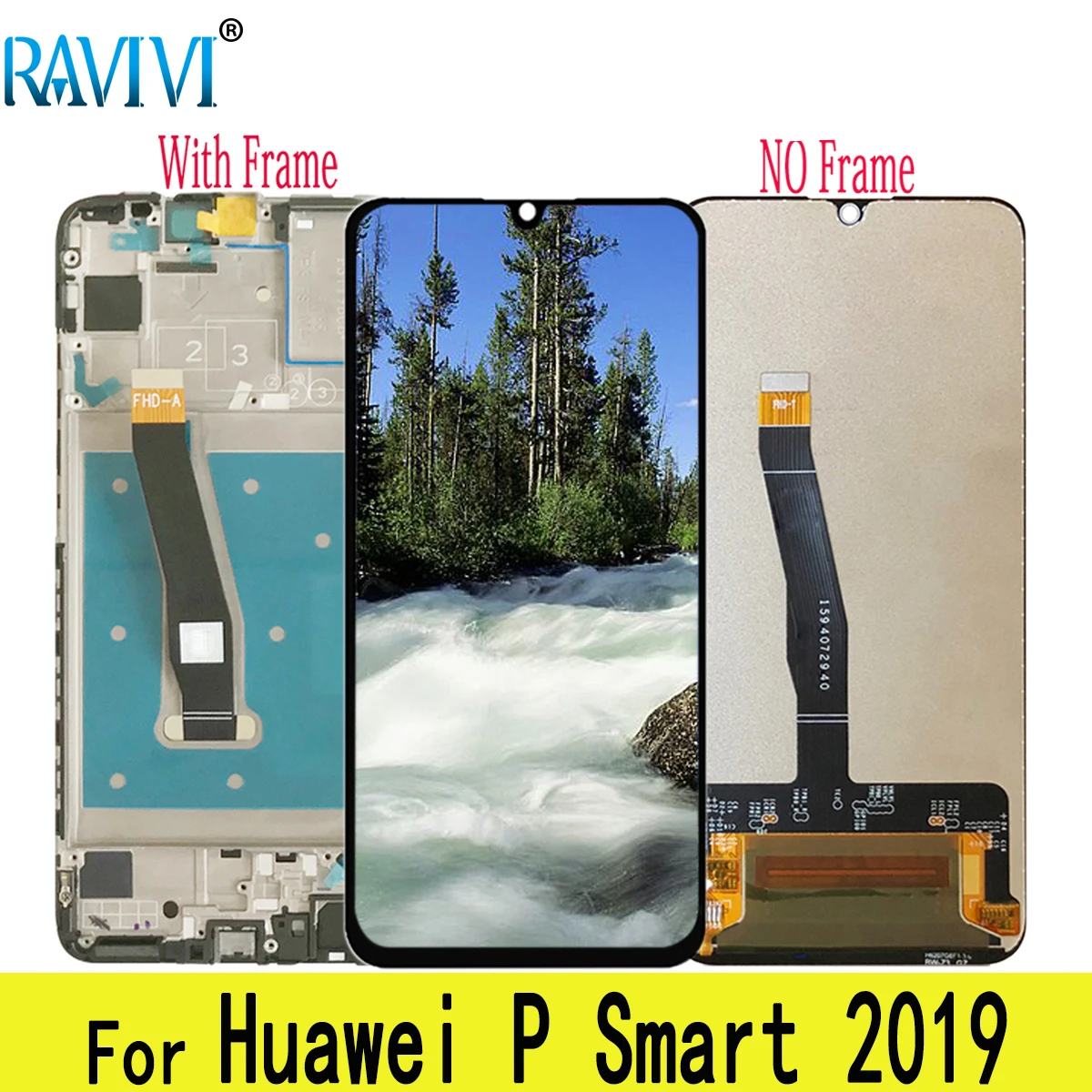 6 21 ''PSmart2019 lcd для huawei P Smart 2019 дисплей кодирующий преобразователь сенсорного