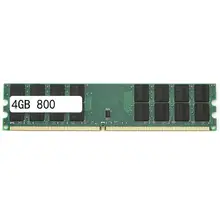 RAM DDR2 4G DIMM pour ordinateur de bureau, 1.8V, 800MHz, 240 broches, compatible avec processeur AMD