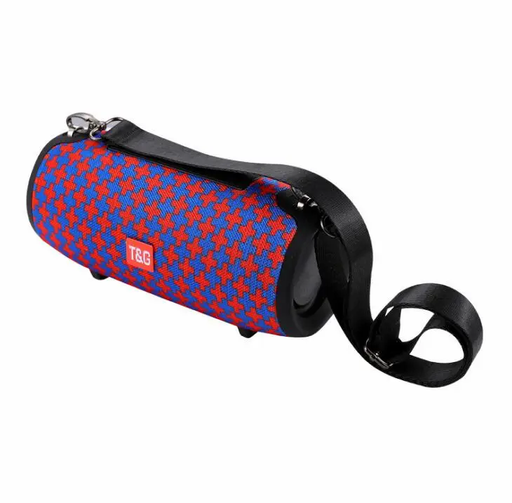 red blue TG125 Bluetooth динамик Портативная звуковая колонка музыкальный плеер динамик s Колонка бум коробка с FM радио Aux TF сабвуфер - Цвет: red blue