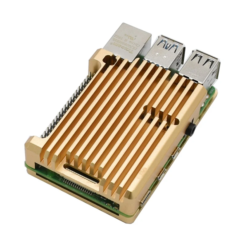FFYY-для Raspberry Pi 4 Модель B защитный чехол из алюминиевого сплава/пассивный охлаждающий корпус металлический корпус тепловыделение для