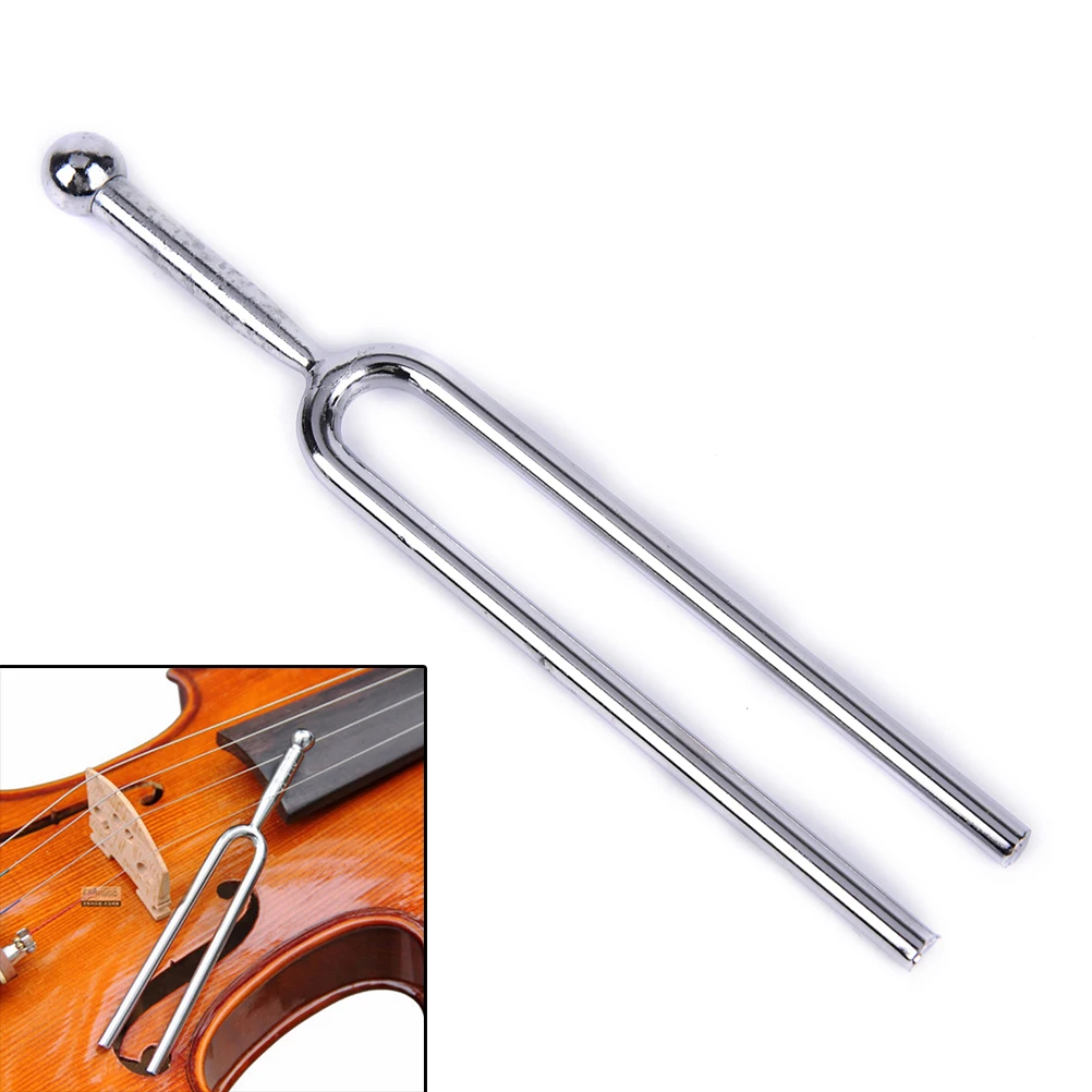 Geesatis 2 PCS A440HZ C523HZ Tuning Fork for Violin Guitar Tube Device 