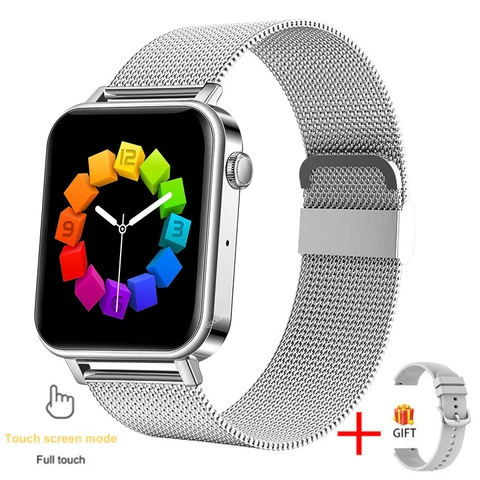 Bluetooth Call Women Smart Watch Men 1.69"Full Touch Fitness Tracker Heart Rate Monitor Blood Pressure Ladies Smartwatch