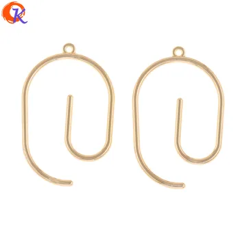 

Cordial Design 100Pcs 26*41MM Jewelry Accessories/Earring Connectors/Oval Shape/DIY/Earring Making/Hand Made/Earring Findings