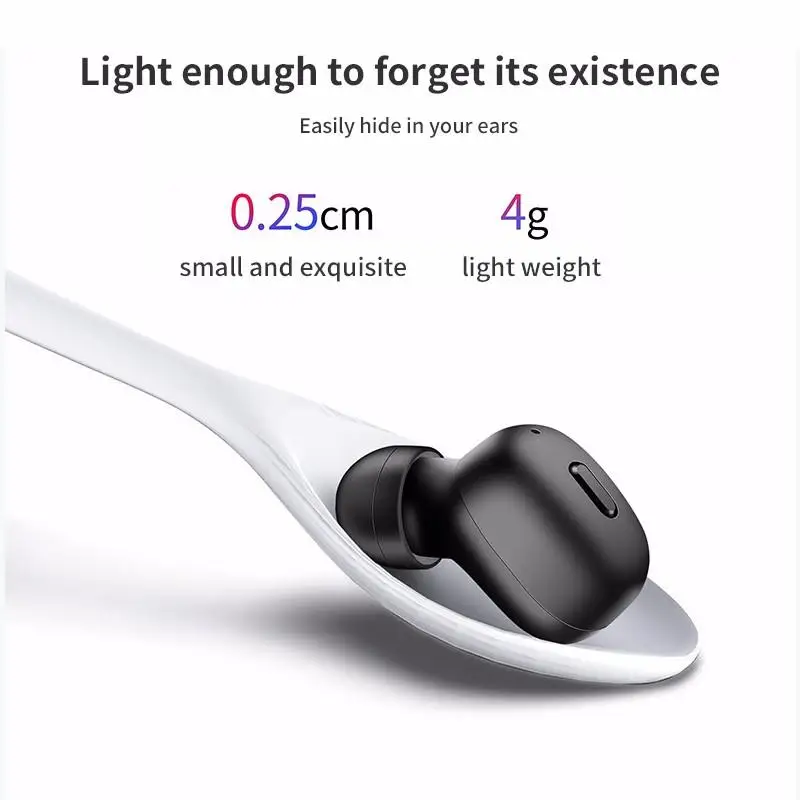 K3 TWS Bluetooth 5,0 мини-наушники, беспроводная водонепроницаемая Спортивная гарнитура, гарнитура для звонков без рук с микрофоном, вкладыши для вашего мобильного телефона