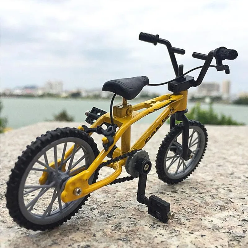 Mini Finger BMX Bicycle Assembly Bicycle Model Novelty Kids L6C0 Gadget Toy D6F9 