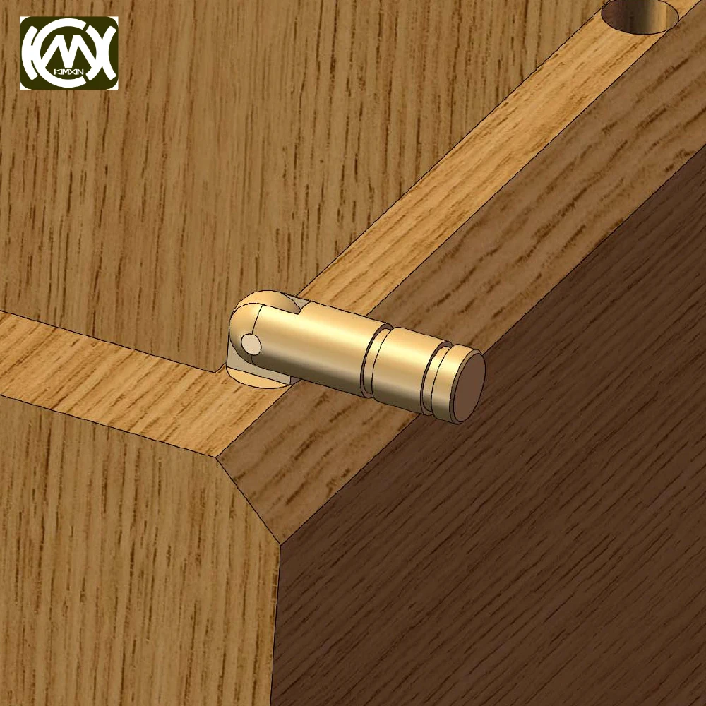 500pcs Ch3.5*13mm Copper Hidden Hinge Concealed Barrel Hinges Pen Boxes