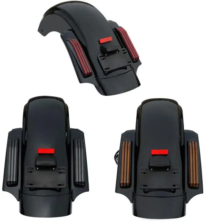 Motorcycle LED CVO Style Rear Fender System For Harley Touring Electra Street Glide 2014-19 Motorcycle LED CVO Style Rear Fender System For Harley Touring Electra Street Glide 2014-19