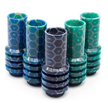 

E-cigarette 810 Universal Extended Drip Tip Electronic Cigarette Colored Snake Pattern Resin Drip Ttip