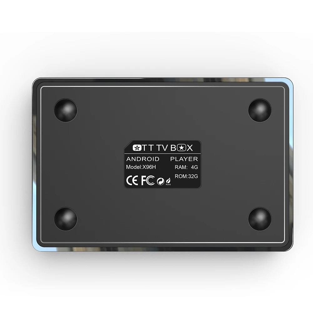  X96H 6K Android 9.0 TV Box 4G 32G With Dual Band Wifi Bluetooth Support HDMI IN OUT Support Youtube