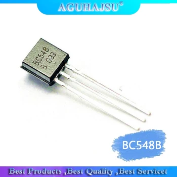 

10PCS BC548B TO-92 BC548 TO92 548B new 0.1A/30V NPN low power transistor