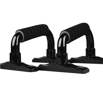 

Home Gym Body Building Equipment Foam Handle Fitness Exercise Stainless Steel Bar I-shaped Push Up Bars Muscle Training