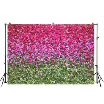 

HuaYi art fabric photography wonderful flowers decoration background photography for spring scene photoshoot backdrops W-3727