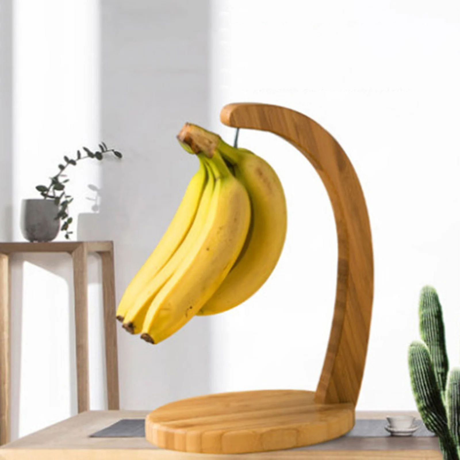 Banana Hanger Rack Fruit Displaying Storage Hook Holder Living Room