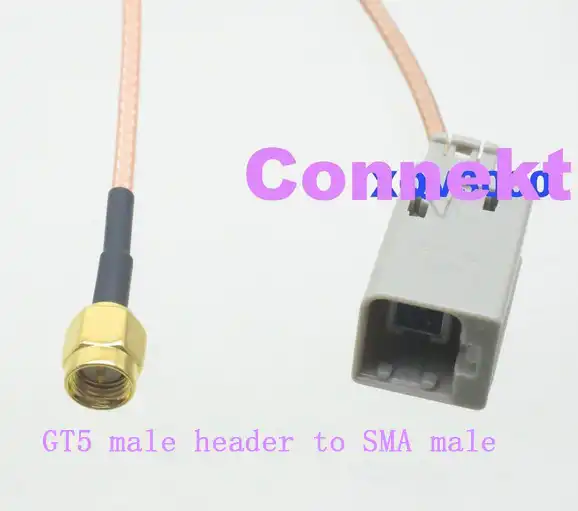 Gt5 base de cabeça quadrada ao cabo da antena do adaptador da antena do  conector da relação de sma gps|Peças p ar condicionado| - AliExpress