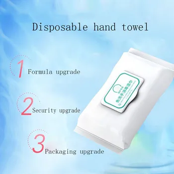 

Antibacterial Wet Wipe Tissue Clean Hand Health Care 50 Wipes/Pack Portable Wet Tissues Cleaning Disinfection no Alcohol