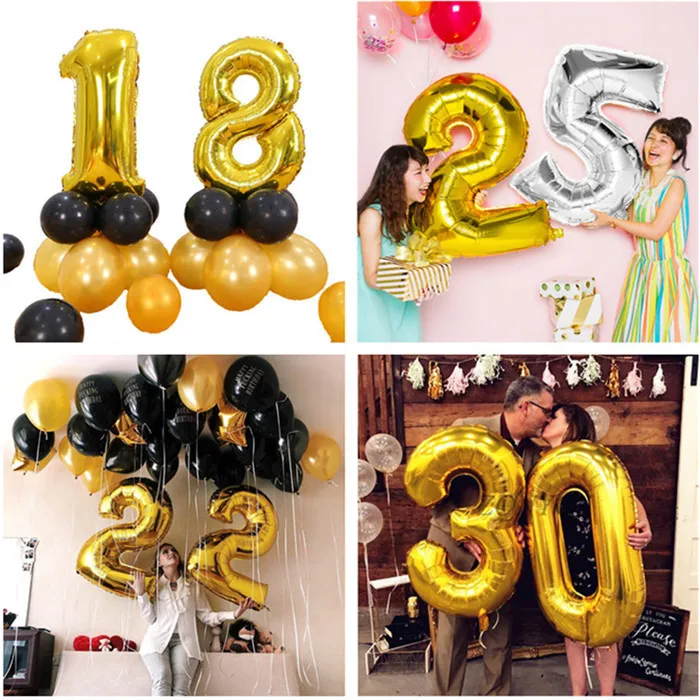 Подставка для воздушных шаров 40 день рождения украшения дети Globos взрослых Balony Anniversaire Baloon Baby Shower розовое золото горячий воздушный шар