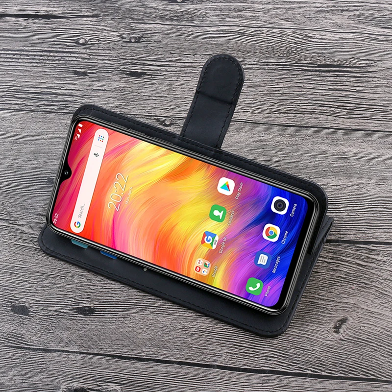 Alesser Для Doogee Y7 Plus PU кожаный чехол защитный полный флип Стенд для телефона Чехлы Coque