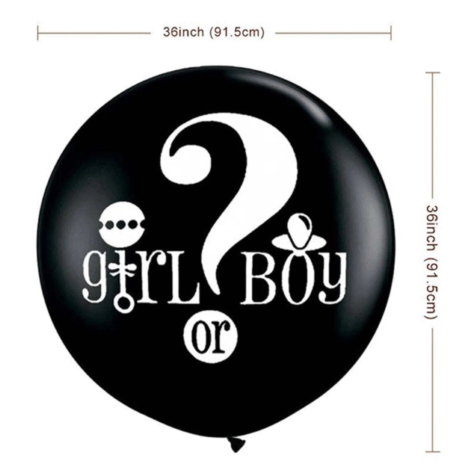 1pc 36inch Boy or gi Вечерние зубы для мальчиков и девочек, розовые, синие, с порошковыми зубами, для новорожденных, Ilk Disim, Детские вечерние украшения с зубами - Цвет: 1pc 36inch Boy or gi