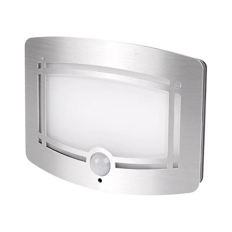

Hot XD-Human body induction wall lamp Light-controlled body-sensing LED wall lamp Motion Sensor Active Wall Light LED Battery Op
