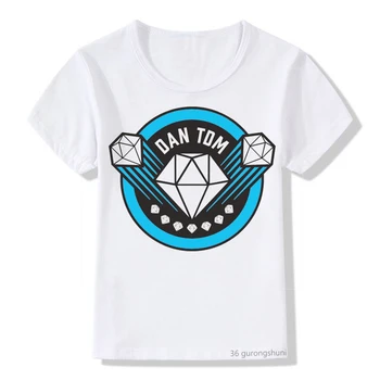

2-15Years DANTDM The Diamond t-shirt Casual Boys/girls t shirt Kids New Diamond Tops Short Sleeve Toddler shirt Birthday tshirt