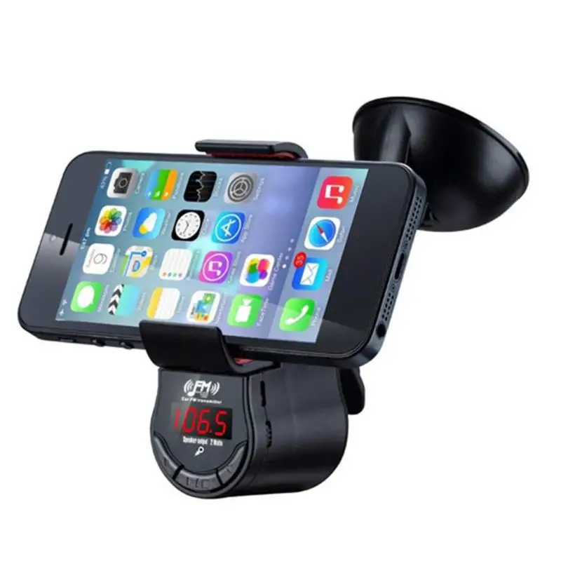 Автомобильный держатель для телефона Handsfree fm-передатчик подставка для мобильного телефона gps