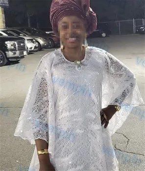 

Hot Sale Organza Lace Fabrics with Sequins Embroidery African Nigerian Lace Sequins Lace Fabric for Wedding Dress