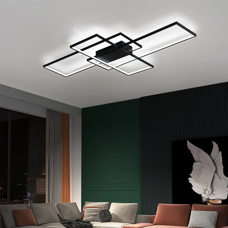 PROD 1005003252189624 Minimalism Modern Led ceiling lights for
livingroom bedroom lustre Led ceiling light White/Black led Ceiling
Lamp light fixture