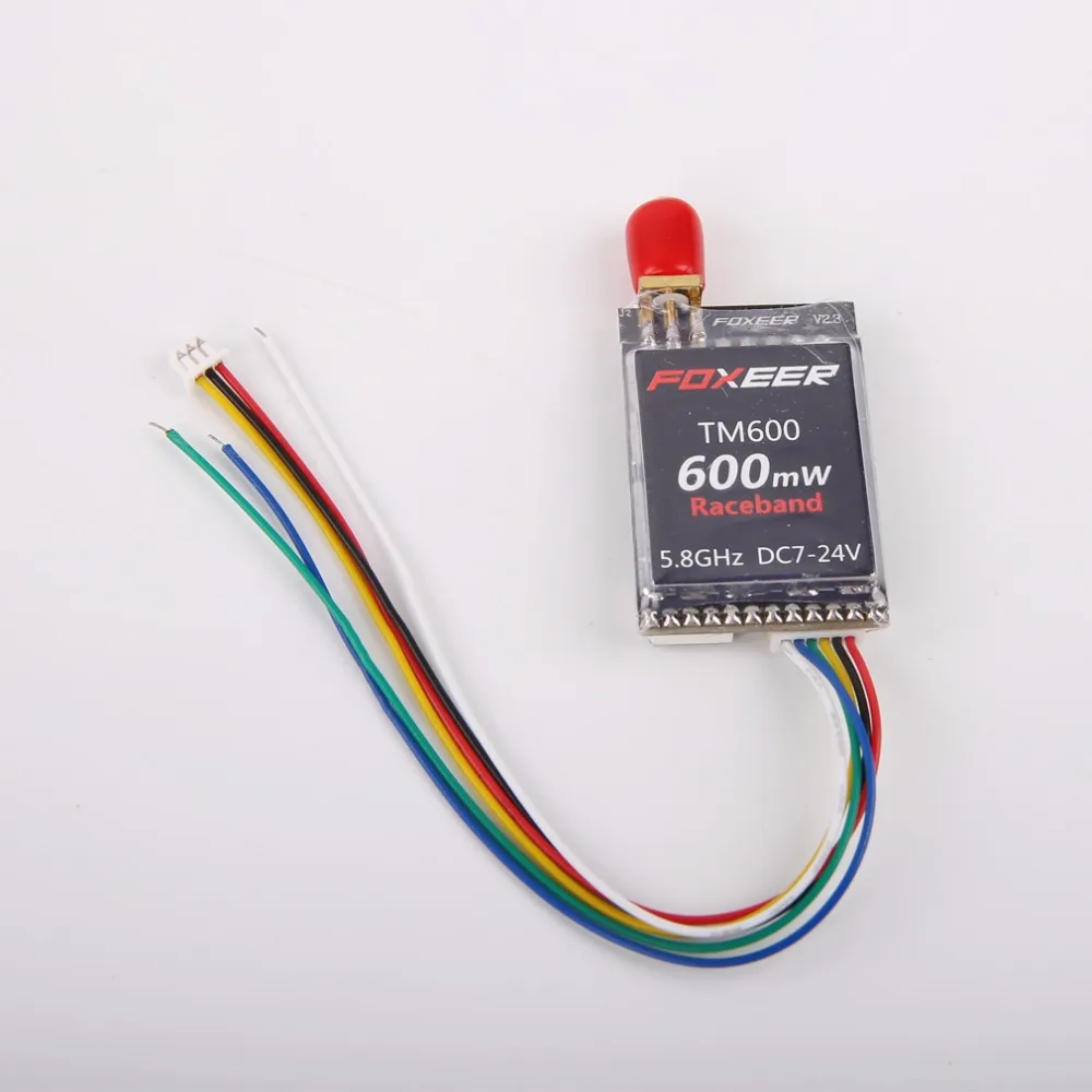 

Hot Foxeer TM25/ TM200/ TM600 5.8G 40CH Race Band 25MW/ 200MW /600mW Wireless Audio Video A/V Transmitter TX for QAV Mini Quadco
