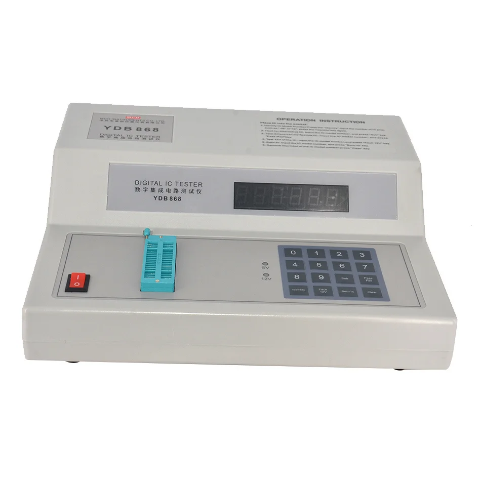 Upgrade Digital IC Tester Integrated Circuit Off Line Measuring-testing Instrument Desktop IC Chip Component Checking Machine
