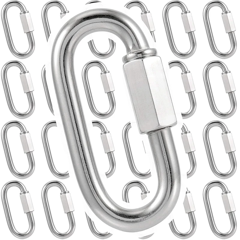 26 Pack Stainless Steel Quick Link M5 5Mm, Heavy Duty Quick Link Chain