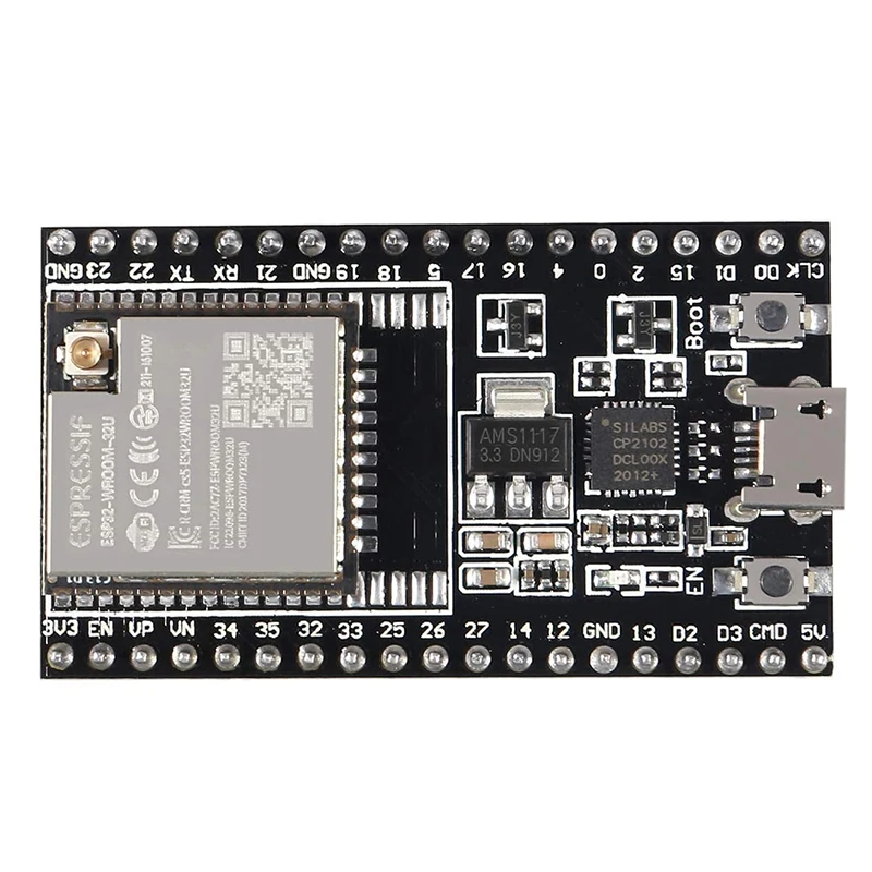1PCS ESP32-DevKitC ھ  ESP32   ESP32-WROOM-32U  WiFi   Ardu-Ino