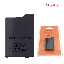 10Pcs 1200mAh 3 6V Battery Pack for Sony PSP2000 PSP3000 PSP 2000 PSP 3000 PlayStation Gamepad