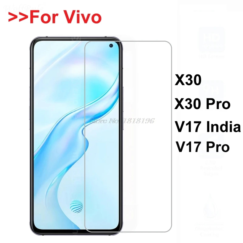 Стекло закаленное Vivo X30 Pro V1938T для vivo x30 V1938CT защитная пленка экрана V17 Global V1948F PD1948F