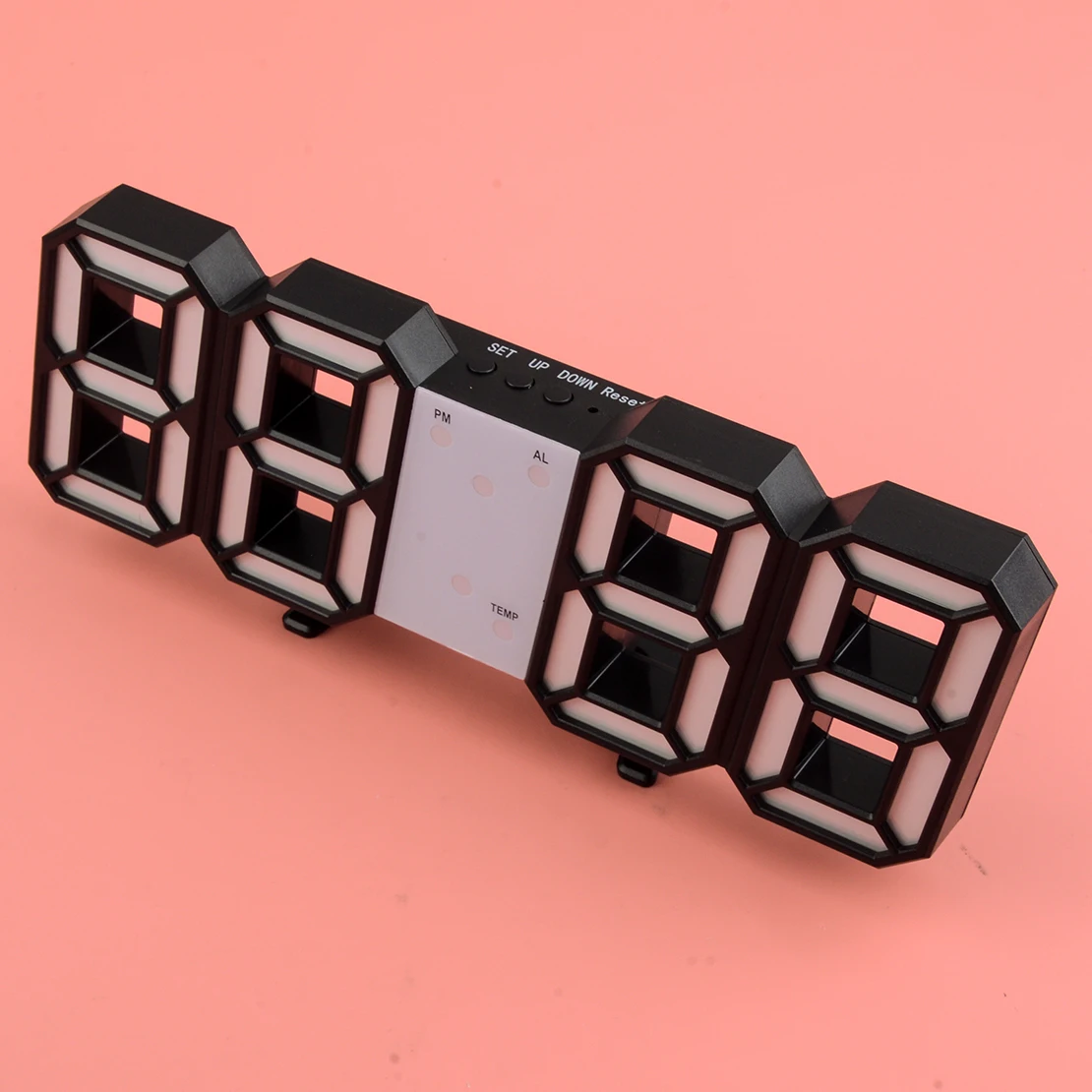

Настенные светодиодные часы с будильником и USB-портом, 5 В, 1 А