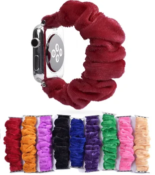 

Scrunchie Elastic Band For Apple Watch Series 5 4 3 2 40MM 38MM 42mm 44mm Nylon Soft Breathable Strap Sport for iwatch series 5
