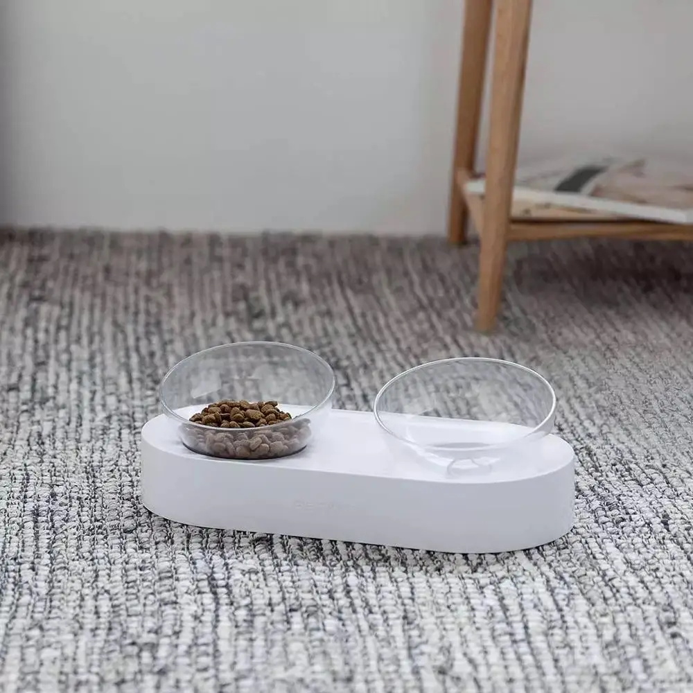 Xiaomi PETKIT миски для домашних животных регулируемые двойные миски для подачи пищи и воды вместе двойного назначения чашка для воды для щенков кошек товары для домашних животных