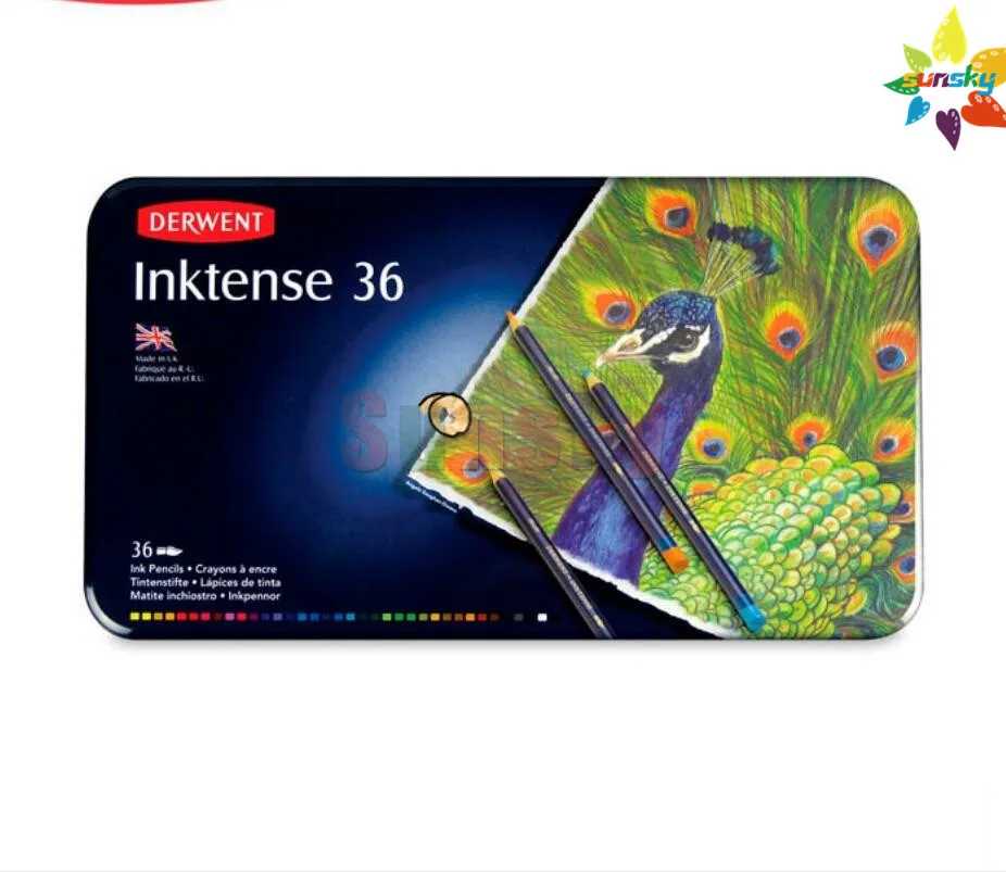 36 цветов художник Cor do Chumbo lapis de cor plomхудожественный рисунок derbeen Inktense